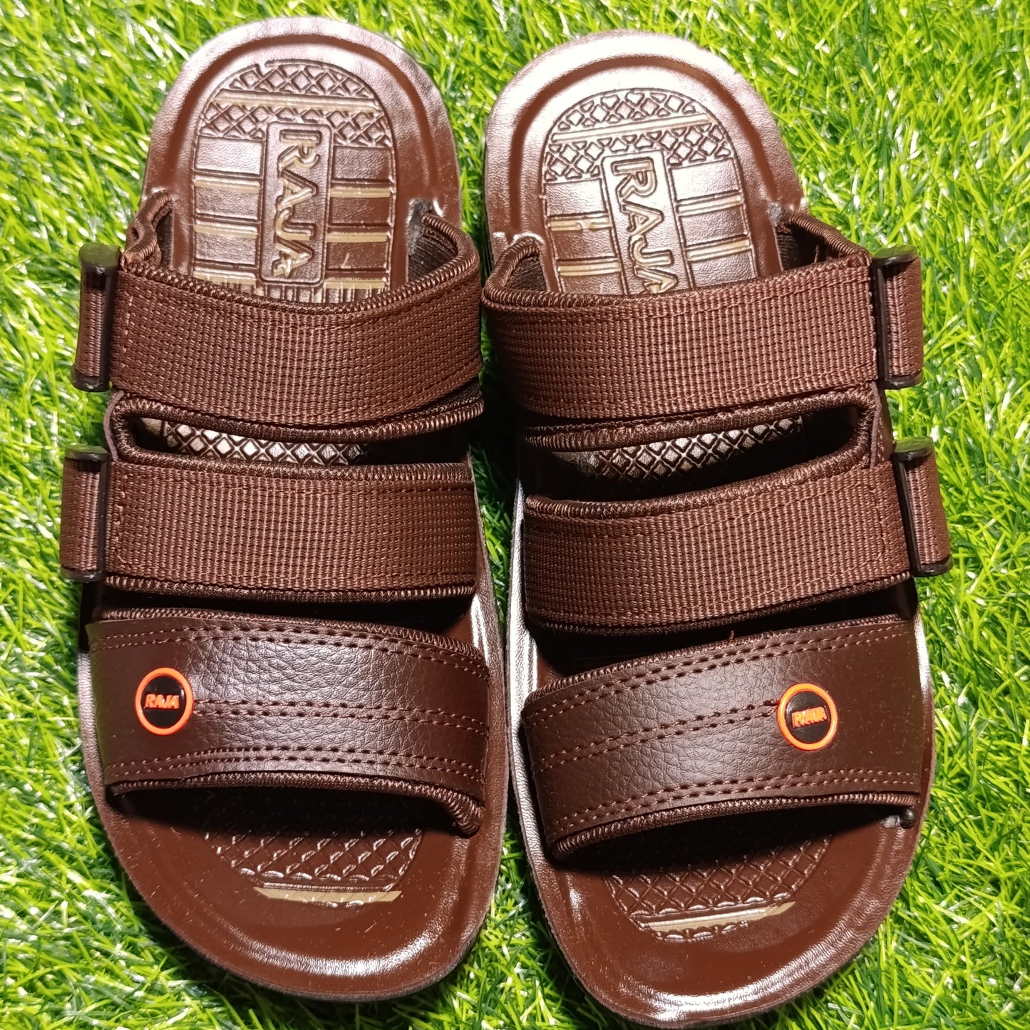 RAJA Men’s Brown Comfort Sandals