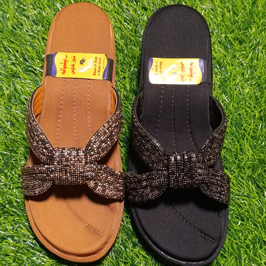 Women’s Cross Strap Buckle Slides