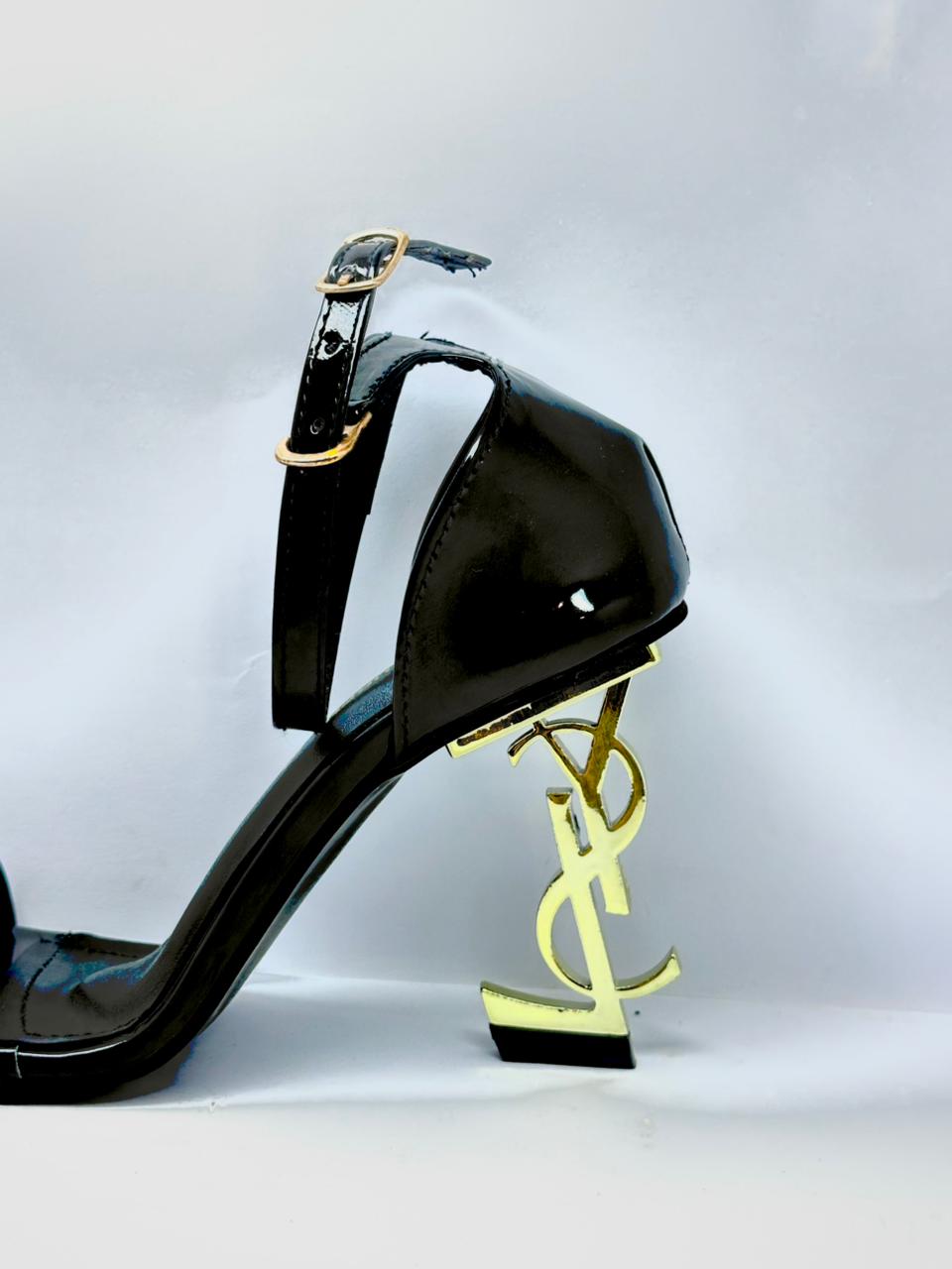 YSL HEEL BLACK